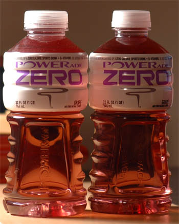 Powerade Zero Label